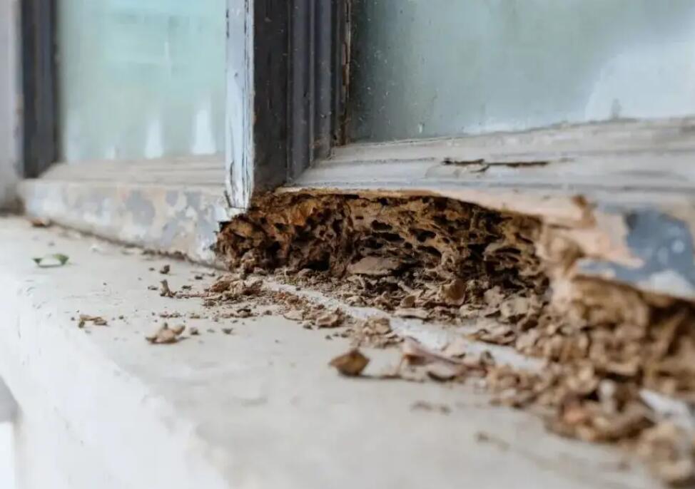 家里的门框有白蚁有什么风水,家里发现白蚁从瓷砖缝里爬出