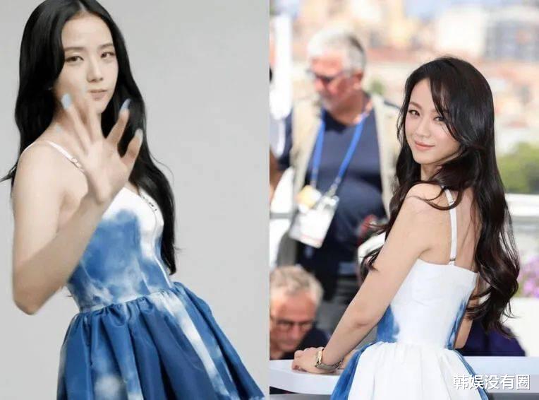 金智秀撞衫舒淇赵丽颖,blackpink撞脸彩英