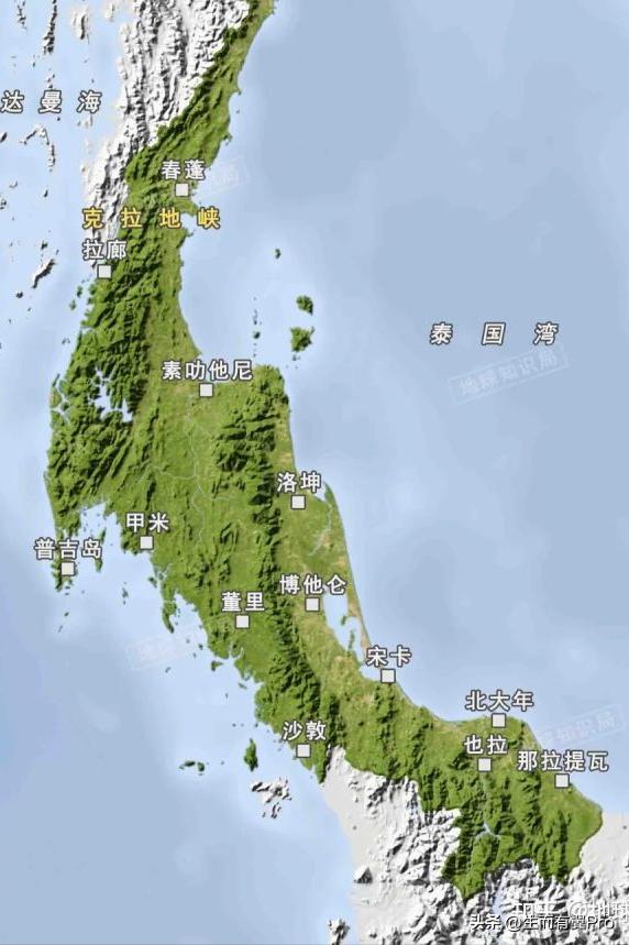 泰国克拉运河,泰国修建克拉地峡运河