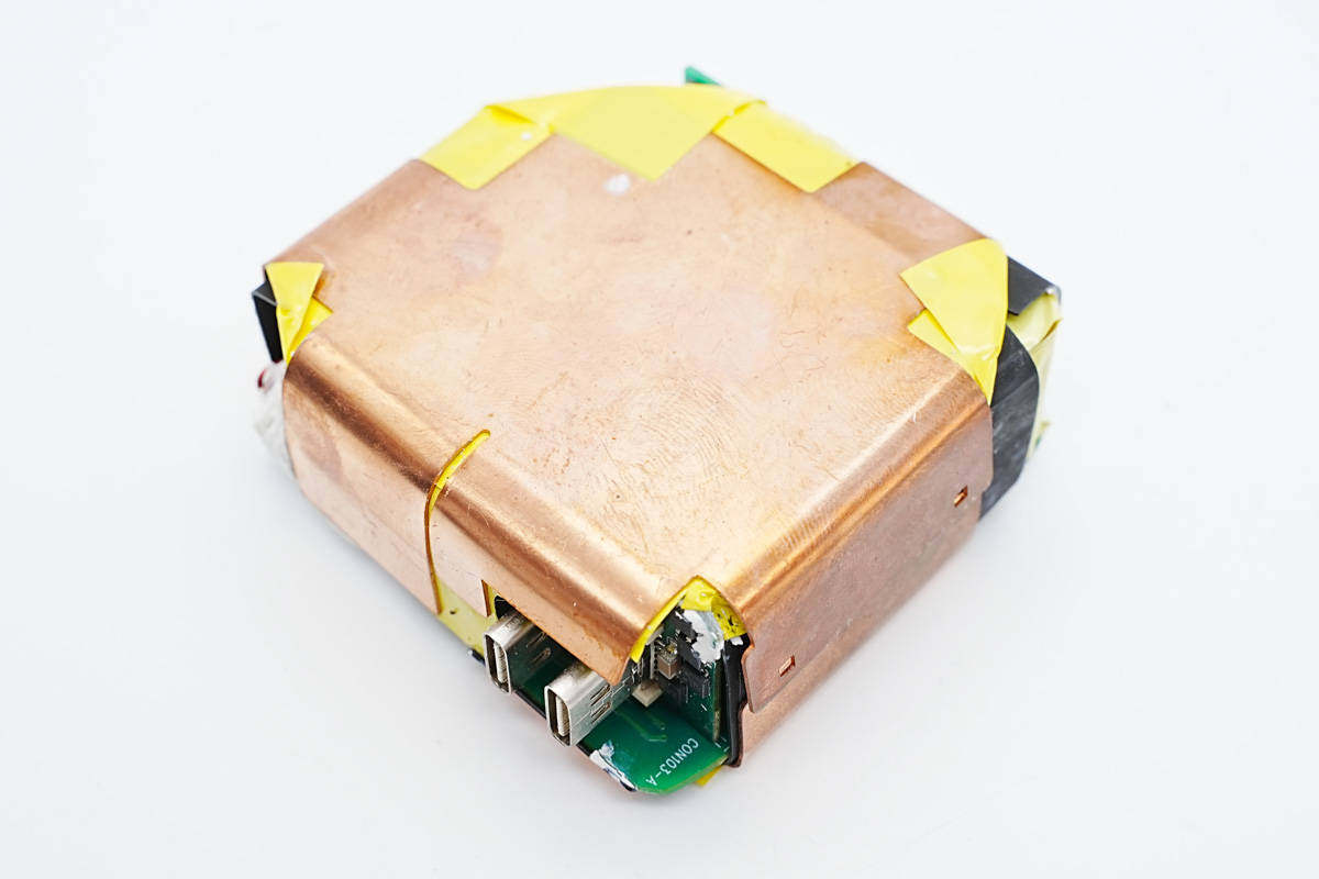 倍思氮化镓120w充电器拆解,倍思65w氮化镓红色版充电器拆解