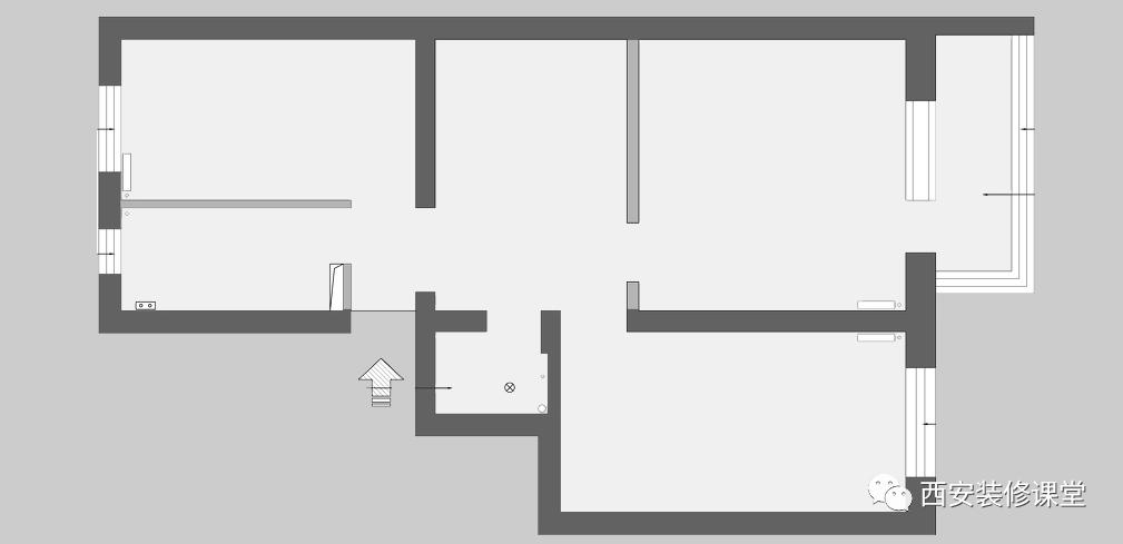 老房改造小户型两屋,老房改造3室变两室一厅