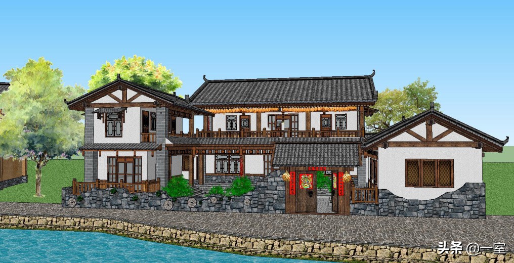 乡村振兴民宿设计,乡村民宿设计效果图