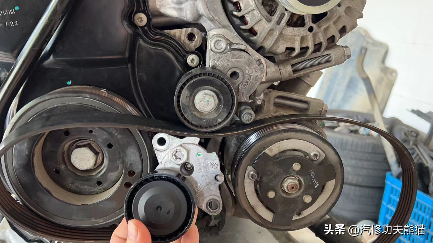 严谨的德国工人钣金修复,严谨的德国师傅修复事故车