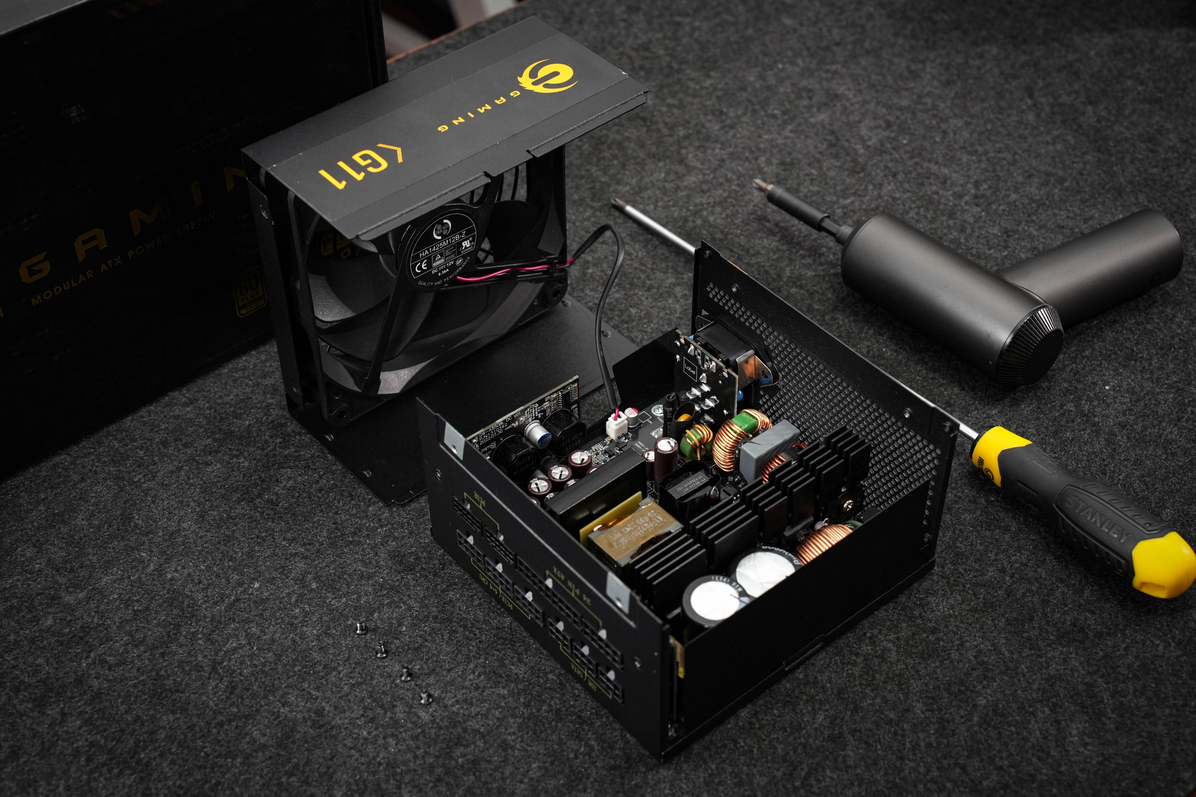 长城电源猎金f12拆解,长城猎金850w电源拆解评测视频