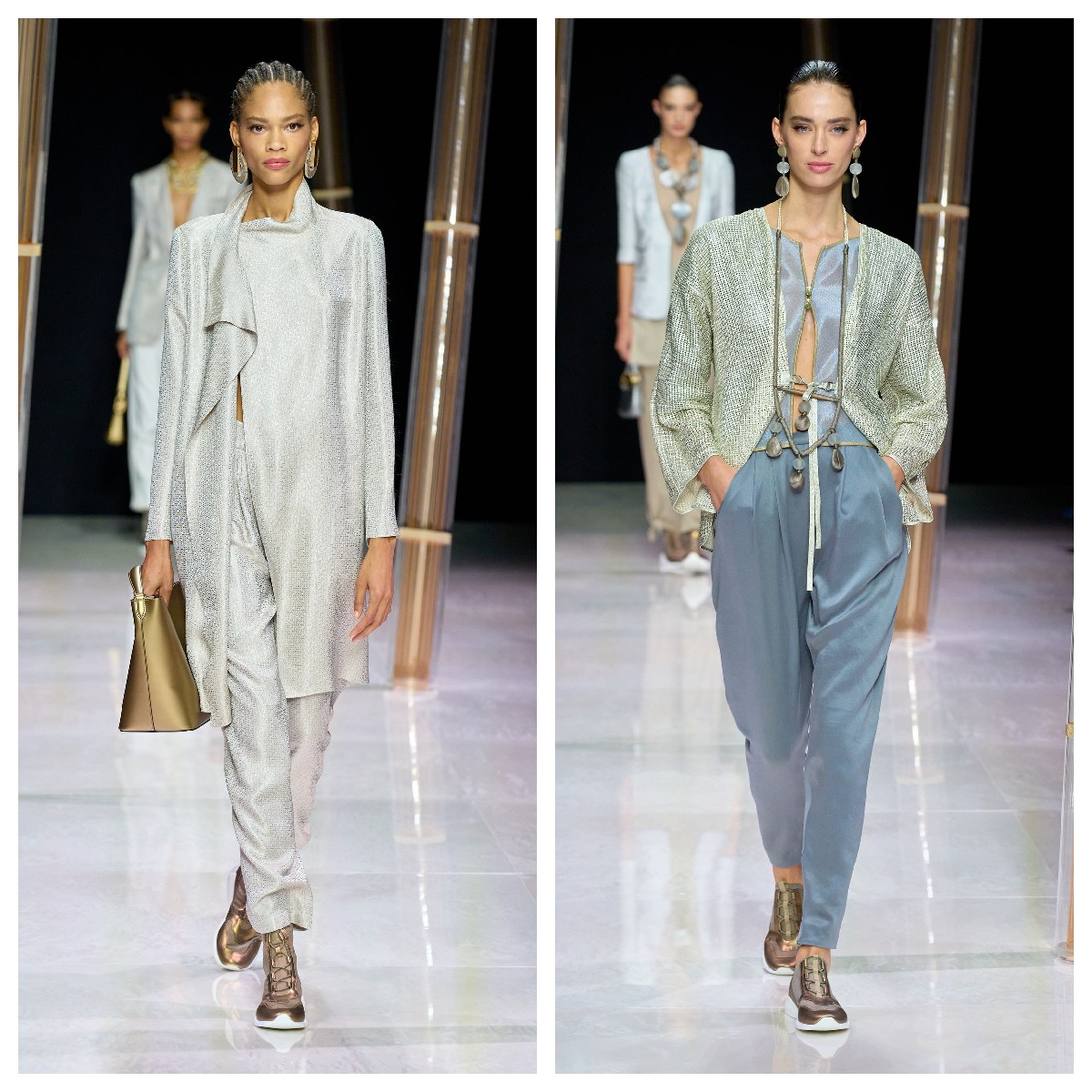 巴黎时装周2023秋冬阿玛尼,阿玛尼armani2022秋冬米兰时装周