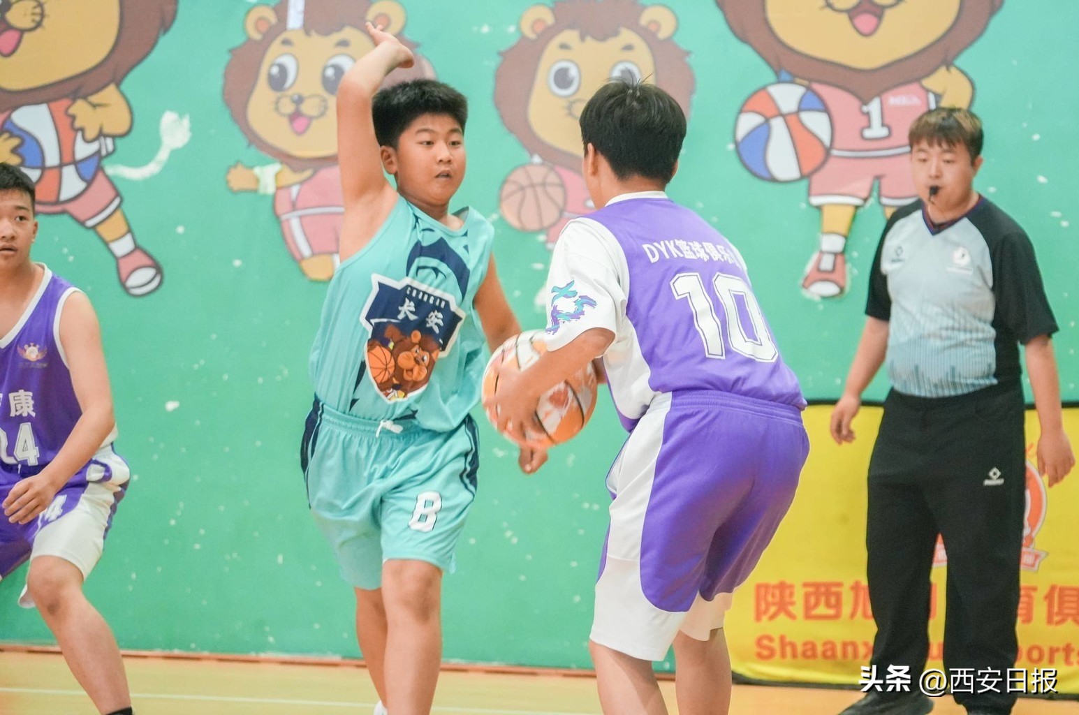 第三届西北少儿篮球联赛西安开赛!