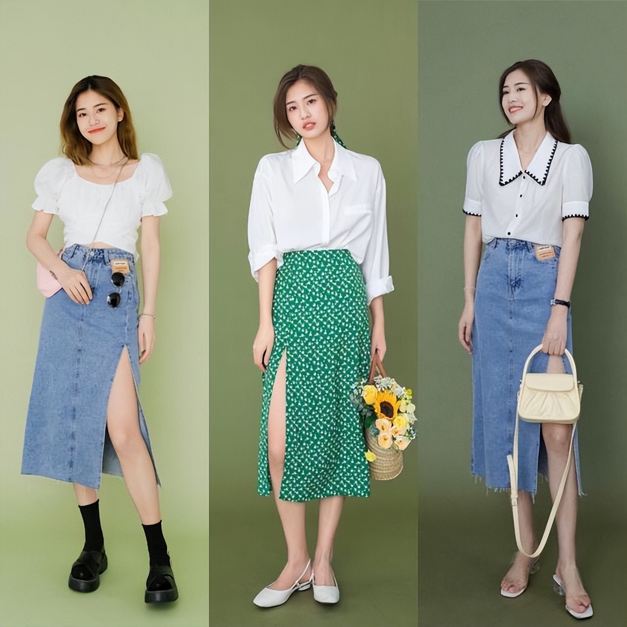 衬衫搭配这4种半身裙高级又减龄,衬衫搭配半身裙淑女又不失潮流