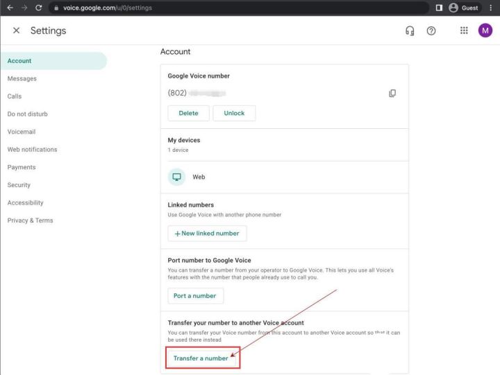 Googlevoice转移/transfer详细教程2023