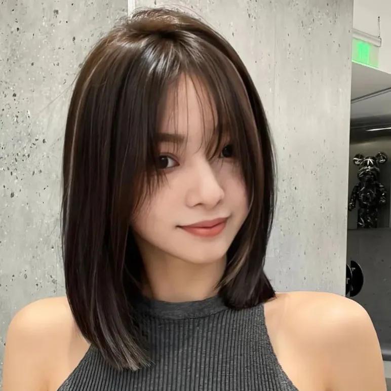 高层次锁骨发长出来好看吗,好看的高层次锁骨发