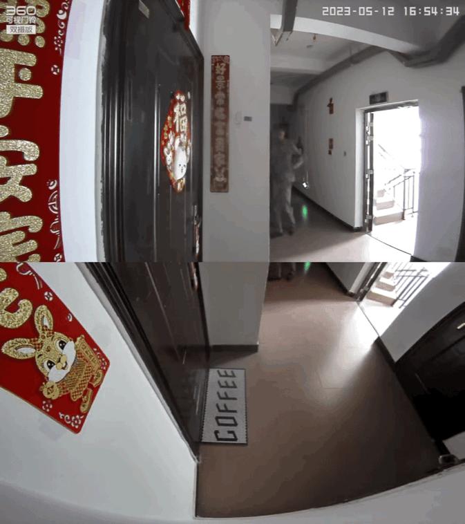 80岁以上老人家里安装关怀门铃,分体感应门铃看护小孩老人