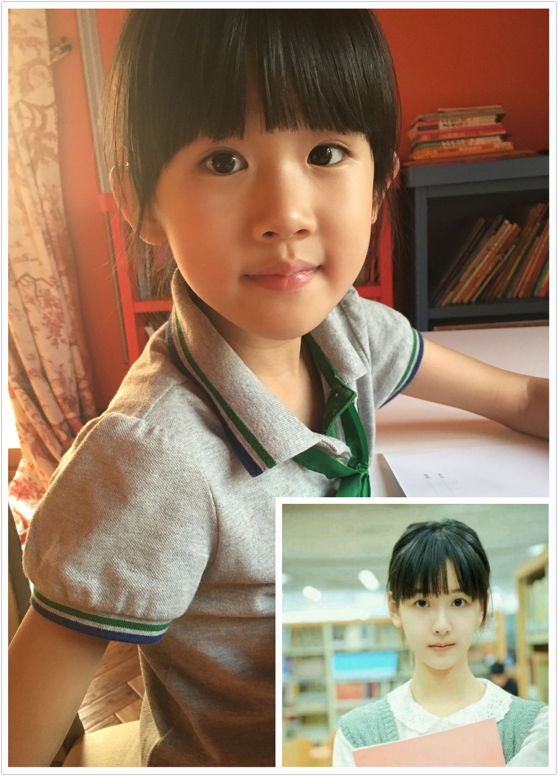 陆毅现场连线女儿贝儿,贝儿陆毅12岁照片