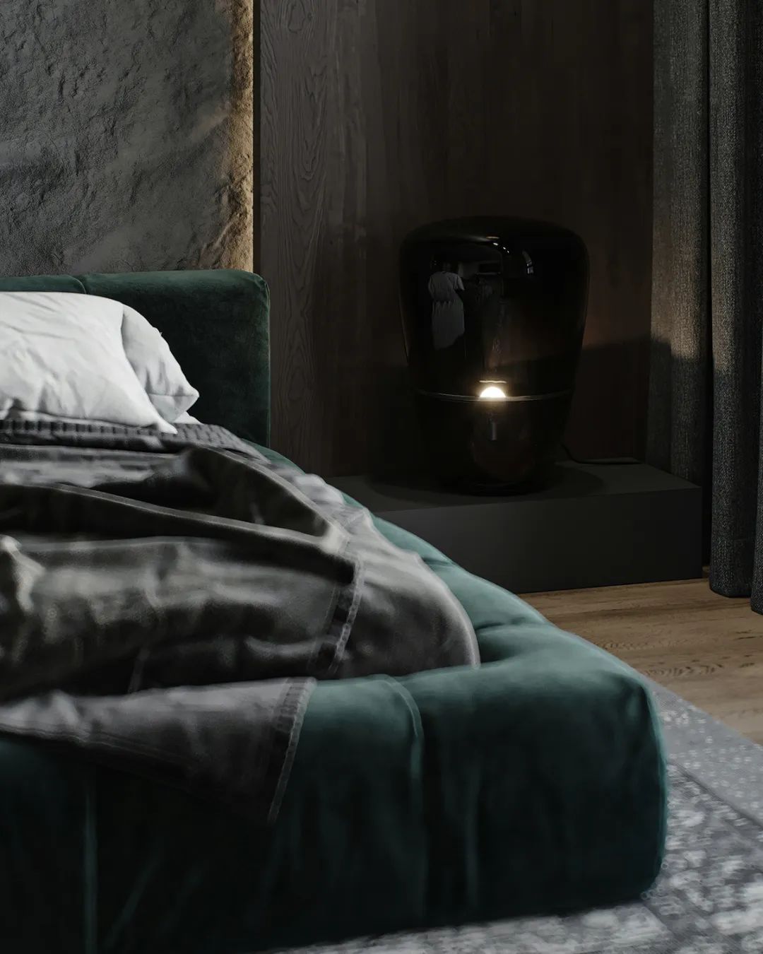 极简风格墨绿,极简主义墨绿色