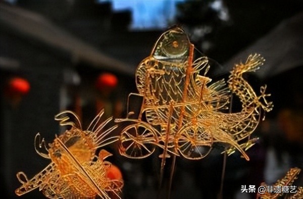 中国传统民间手工艺糖画图片图文,传统手工艺糖画制作作文