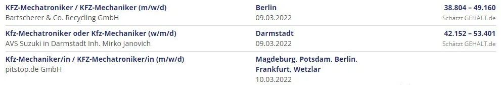 车企高薪岗位,德国紧缺职位清单2024