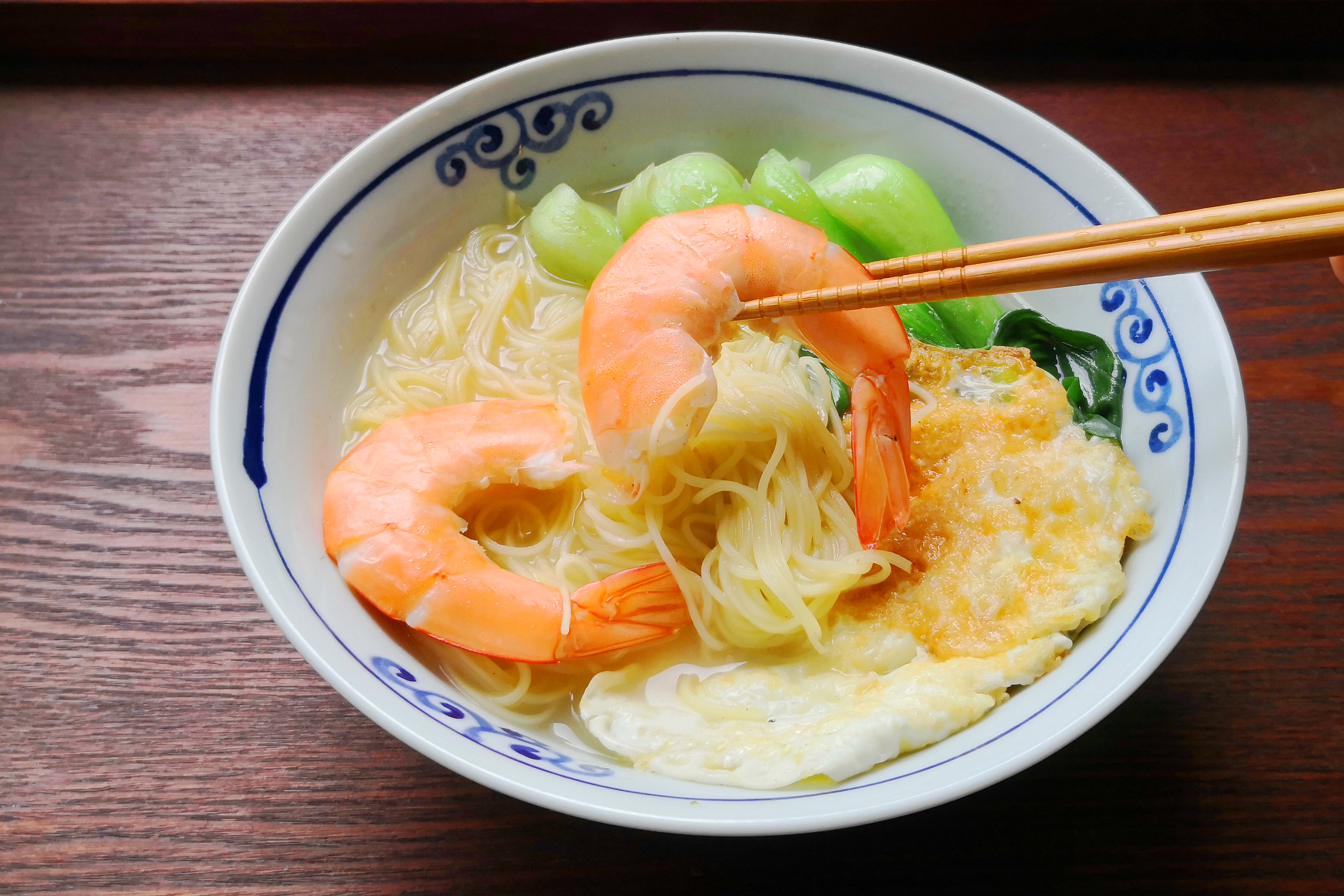 用大虾做三虾面,用大虾煮面条怎么样才好吃