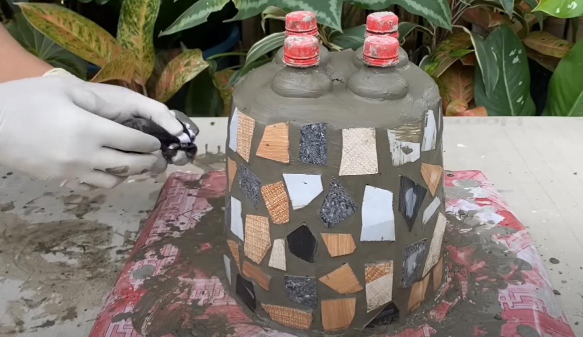 家庭可以用水泥花盆种花吗,在家种花什么花盆最好看