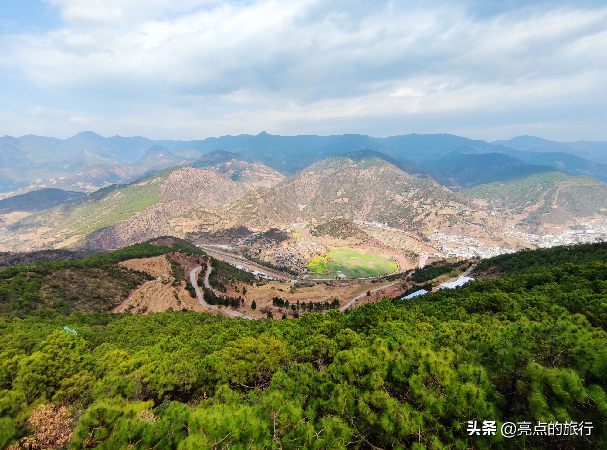 云龙县诺邓太极图景观,云南大理云龙县太极图