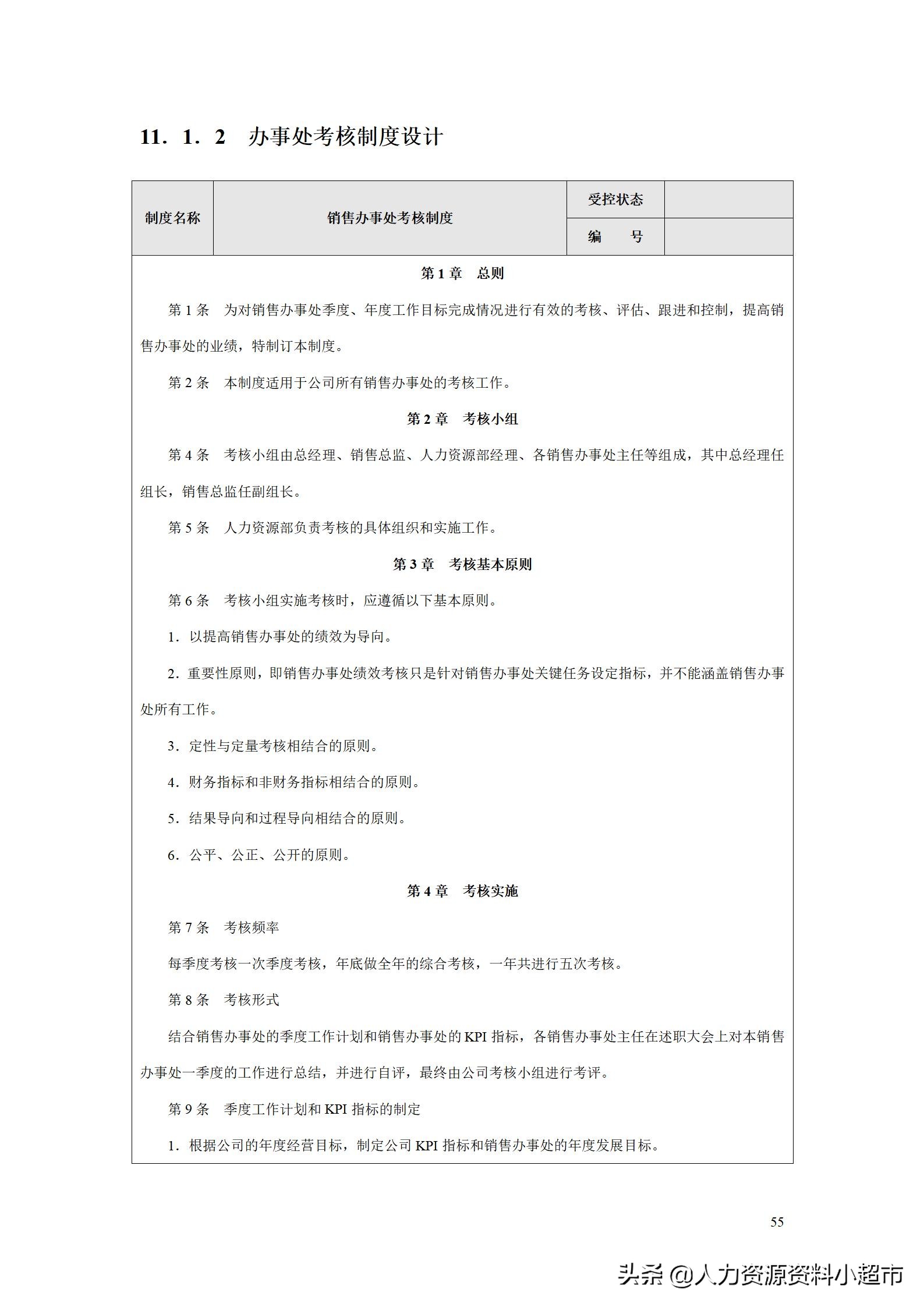 绩效考核销售助理量化表,绩效管理kpi设计