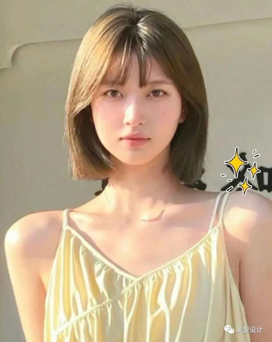 短发推荐大圆脸利落,2021圆脸大脸最火短发