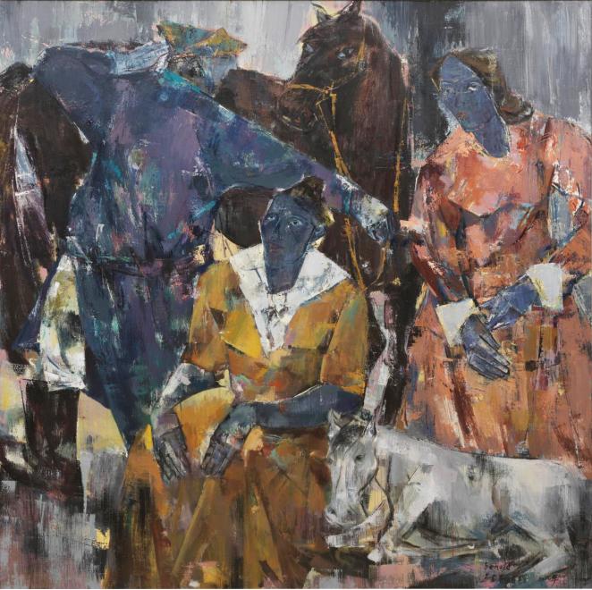 中央民族大学夏展油画作品,油画作品欣赏山东艺术学院