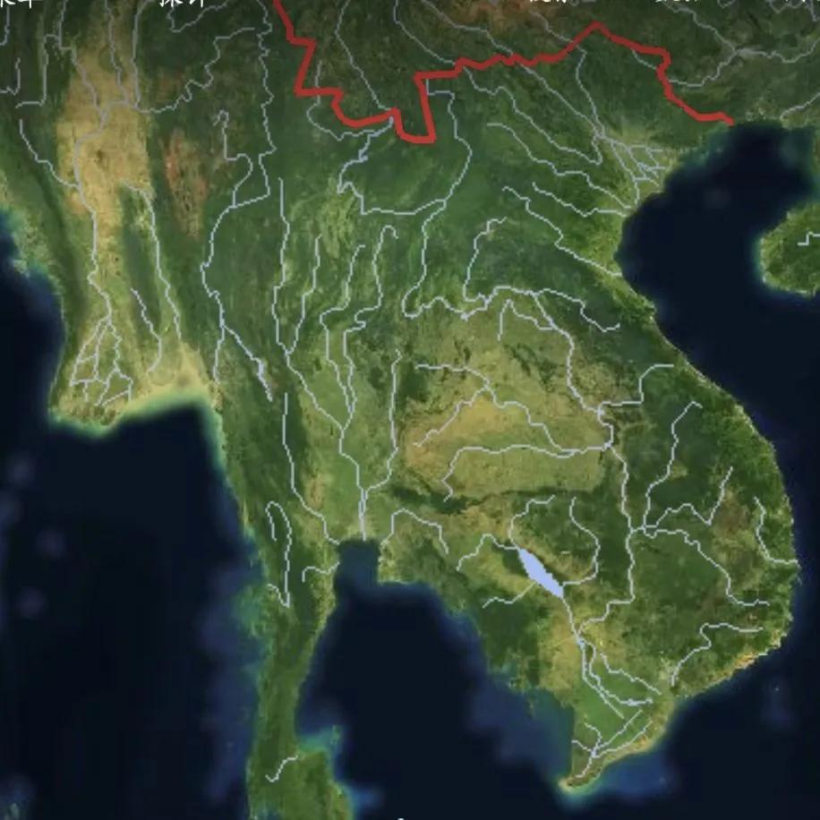 中南半岛各国立体地形,中南半岛和东南亚分布图