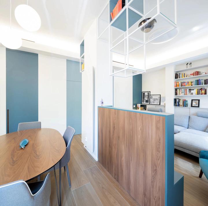 全屋玻璃柜子,最简单的玻璃隔断加柜子