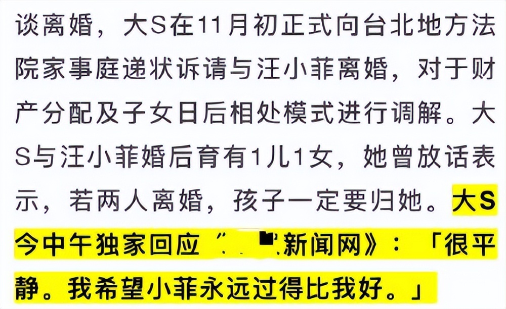 离婚7个月后生下孩子找前夫,离婚后大s情况如何