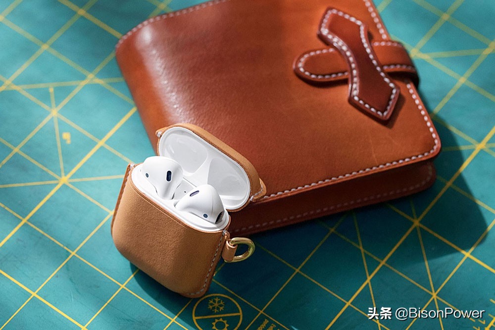 手工牛皮airpodspro套制作,airpods3皮套制作教程
