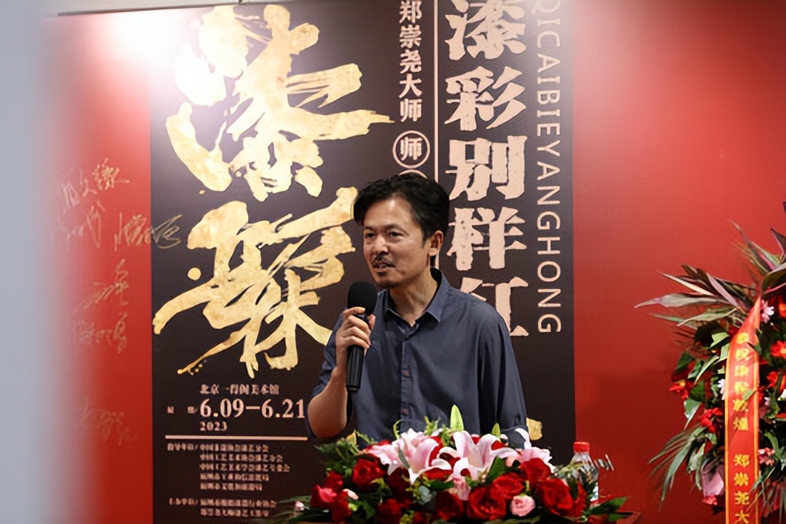 “漆髹敦煌”郑崇尧师生传承展在北京开幕