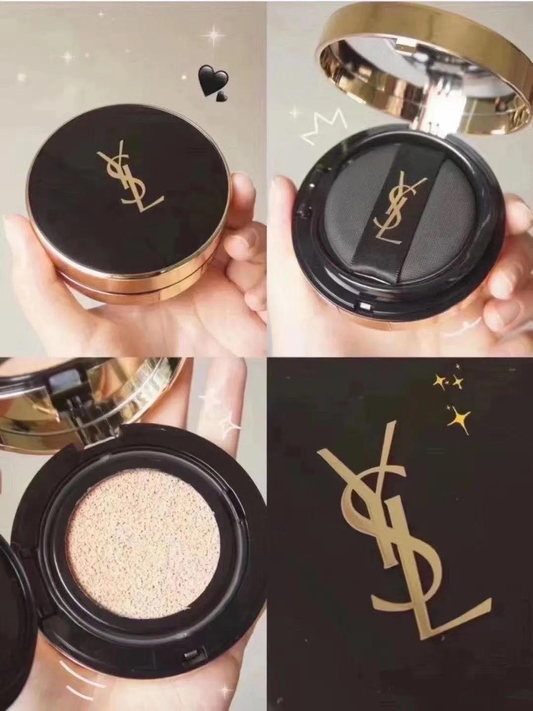 ysl圣罗兰气垫新款和老款的区别,ysl圣罗兰黑皮革气垫能用多少次