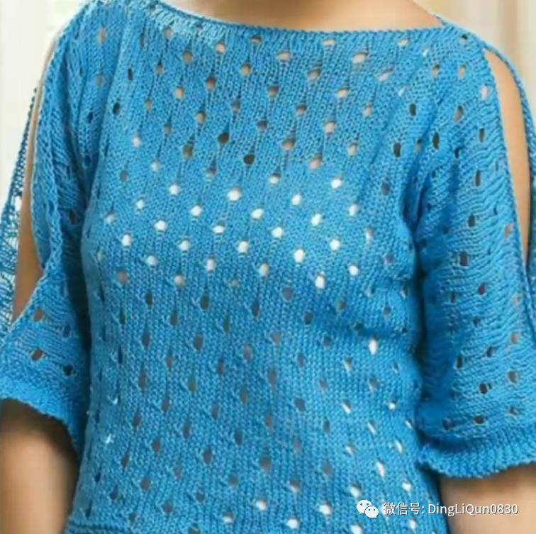 针织花样中老年,中老年春季8分袖针织