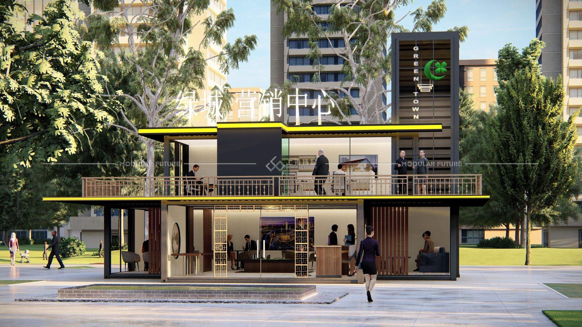 房地产精装房营销方案,集装箱售楼处创意设计的新颖优势