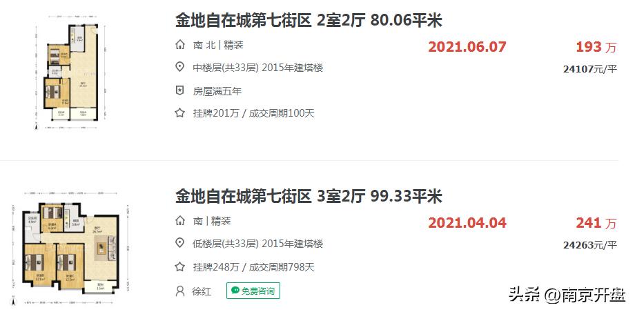 南京房价跌的五个小区,南京房价跌幅表