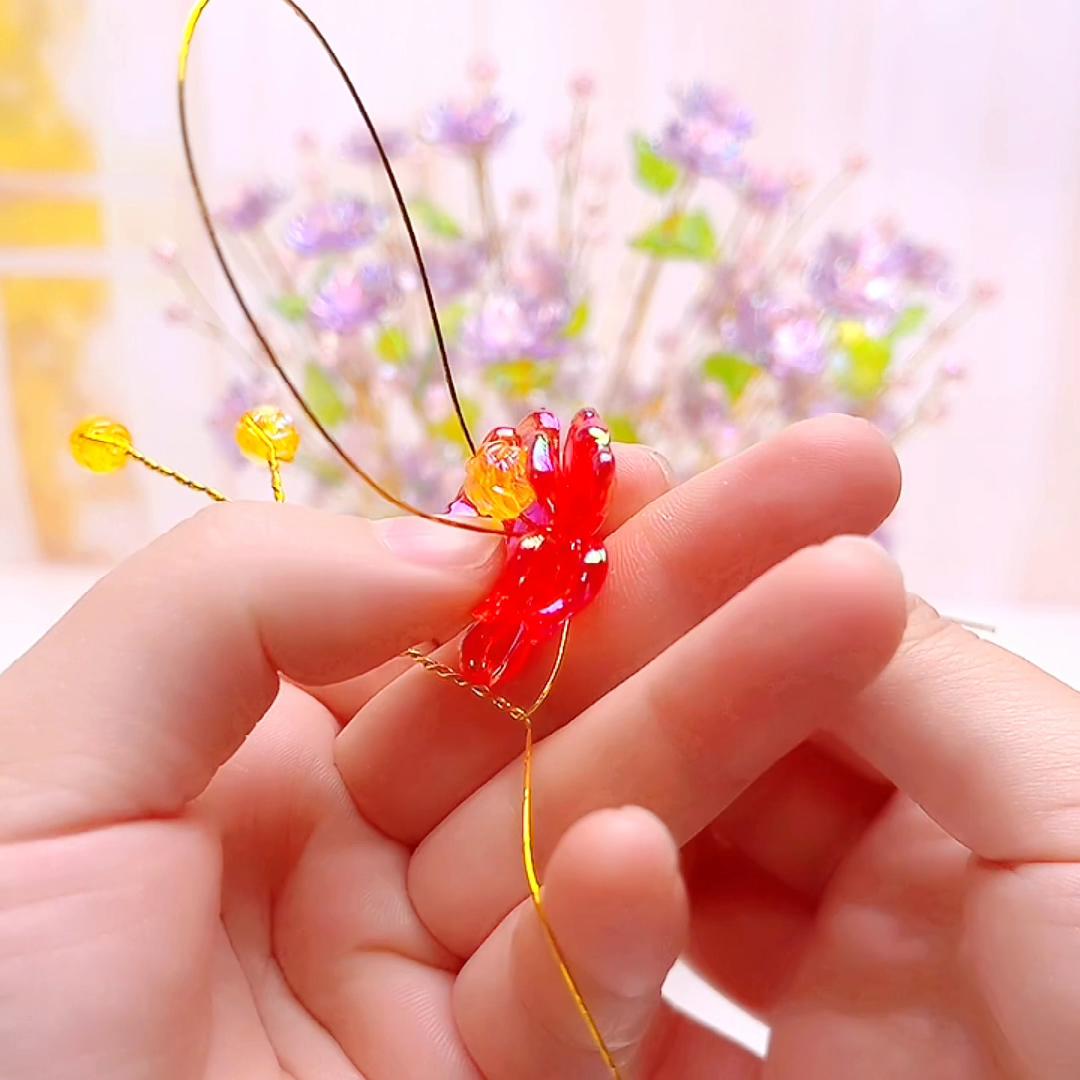 玫瑰花,水晶玫瑰花教程33支红色