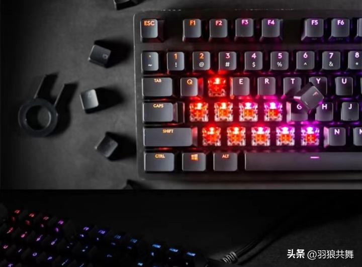 rog键盘和罗技键盘,罗技gpro键盘青轴测评