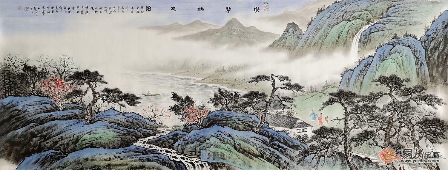 办公室字画装修风格,轻奢风装修的办公室适合挂什么画