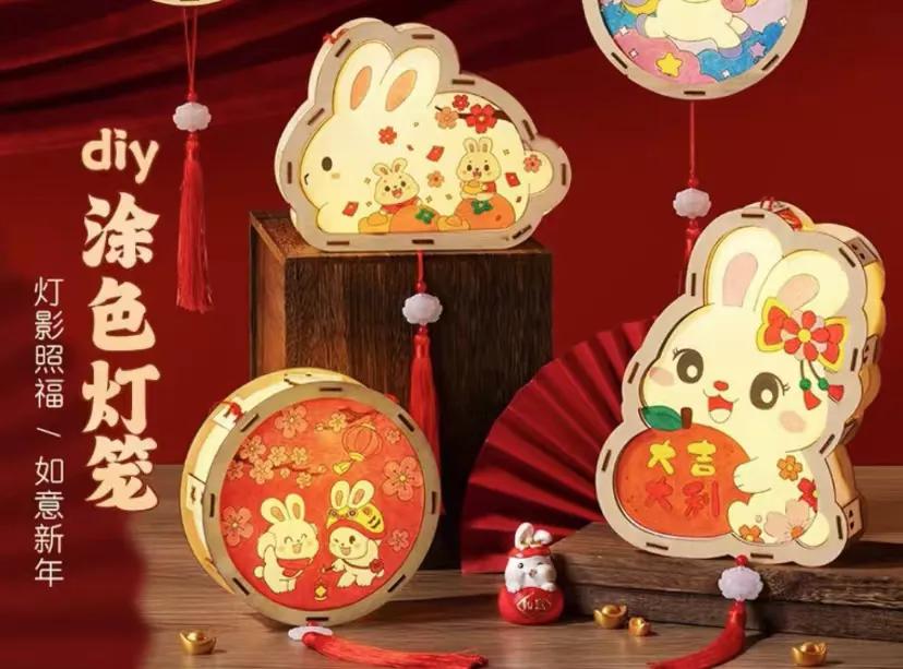 千盏手工花灯拉满节日氛围感,元宵节花灯手工制作古风可亮灯