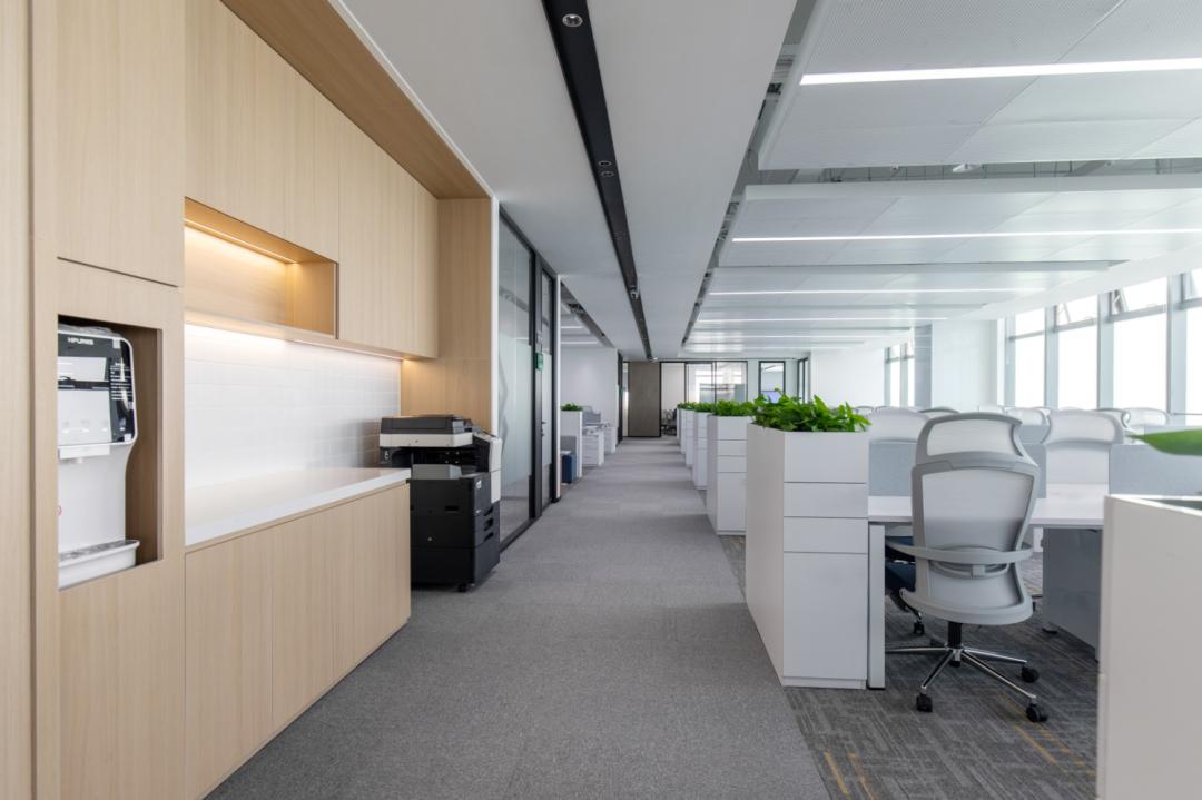 华可可实景落地作品|深圳前海万邑通科技总部办公室