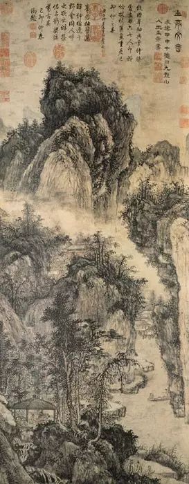 明清高清山水作品欣赏,明代山水名画图片欣赏