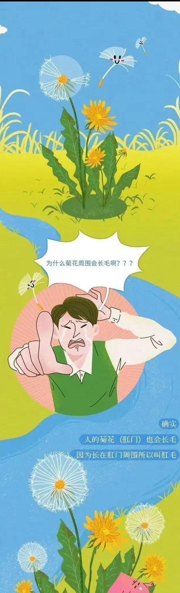 漫画科普：你的肛门周围也长“毛”吗？可以刮掉吗？