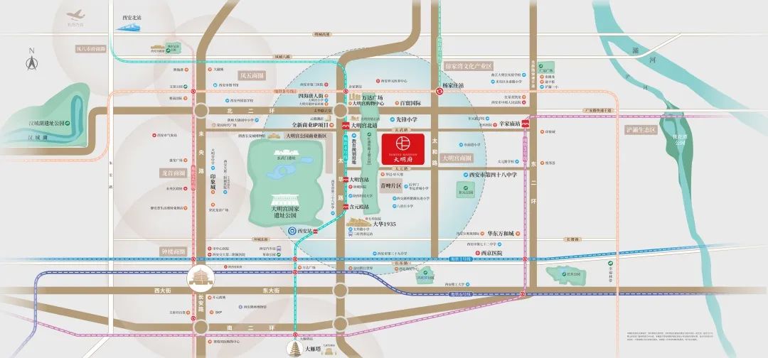 大明宫央企改善型住房,大明宫领军企业