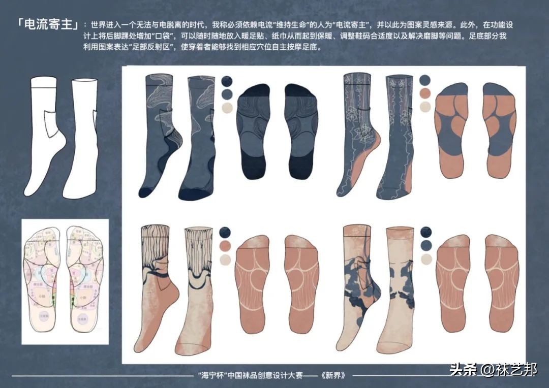 袜艺设计大赛,袜子设计大赛入围