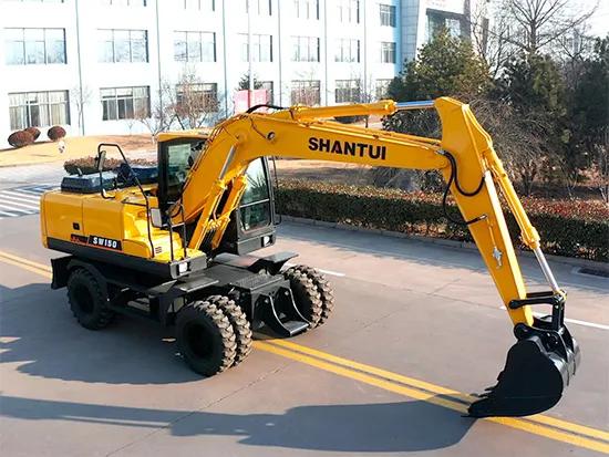 山推245挖掘机优点和缺点,山推sw150轮式挖掘机价格