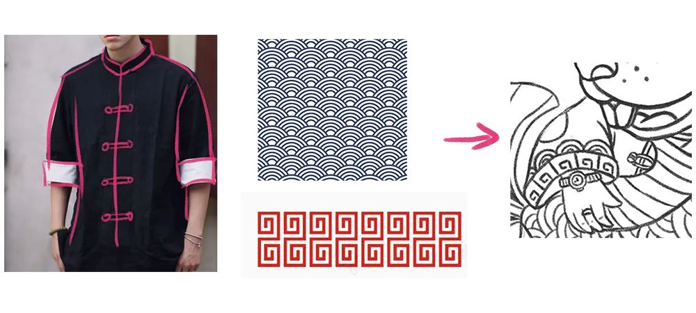 国潮风海报排版,国潮风插画作品介绍