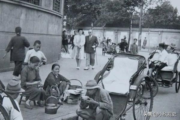 上海黄包车历史简介,80年代的上海滩黄包车