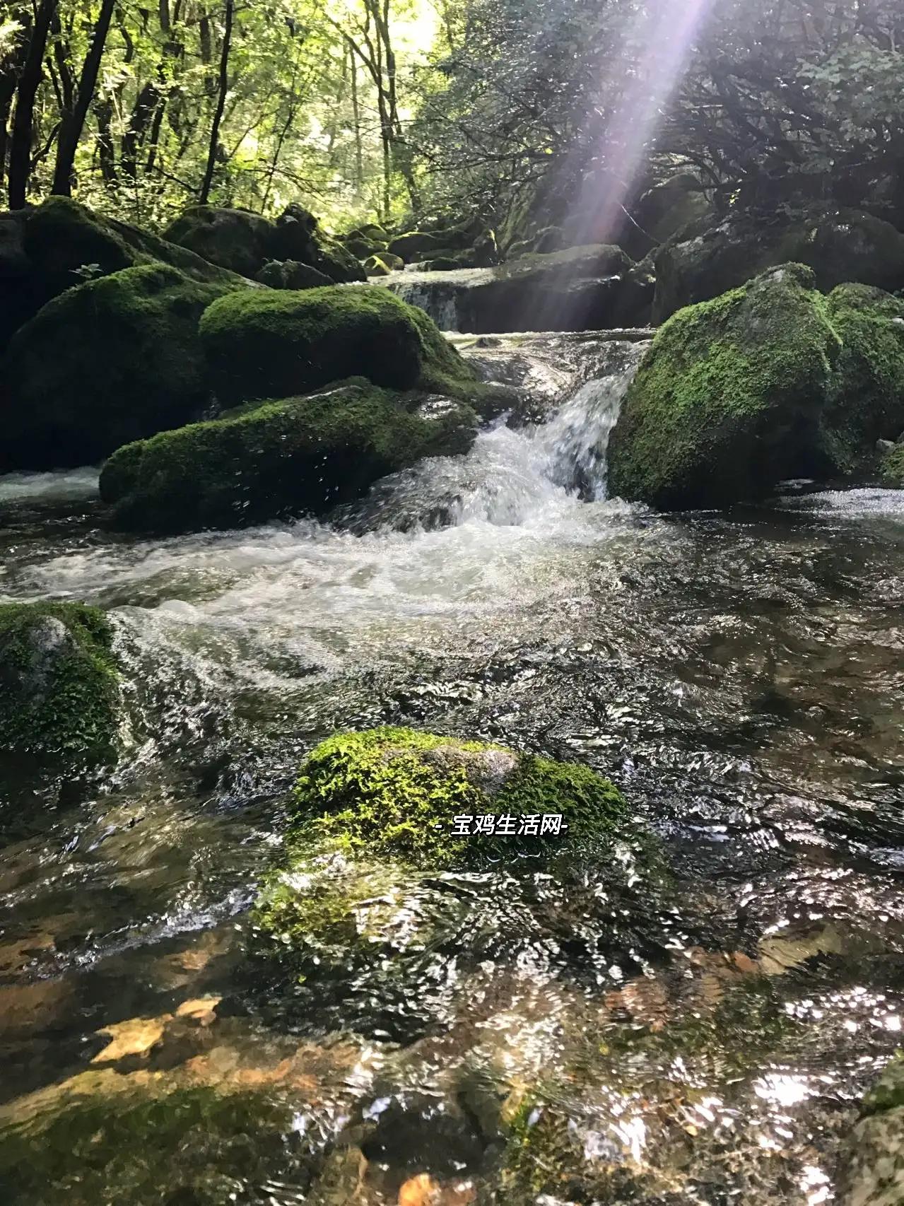 用宝鸡山水为《牧羊曲》配插图，日出嵩山坳，晨钟惊飞鸟