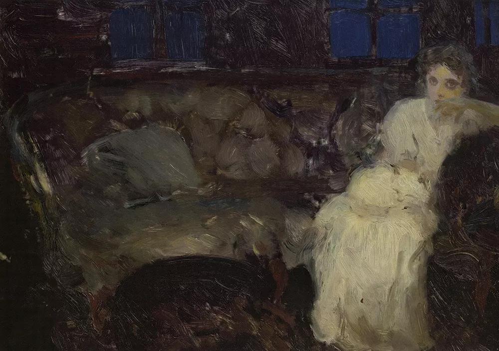 何多苓俄罗斯写生油画,何多苓油画2007