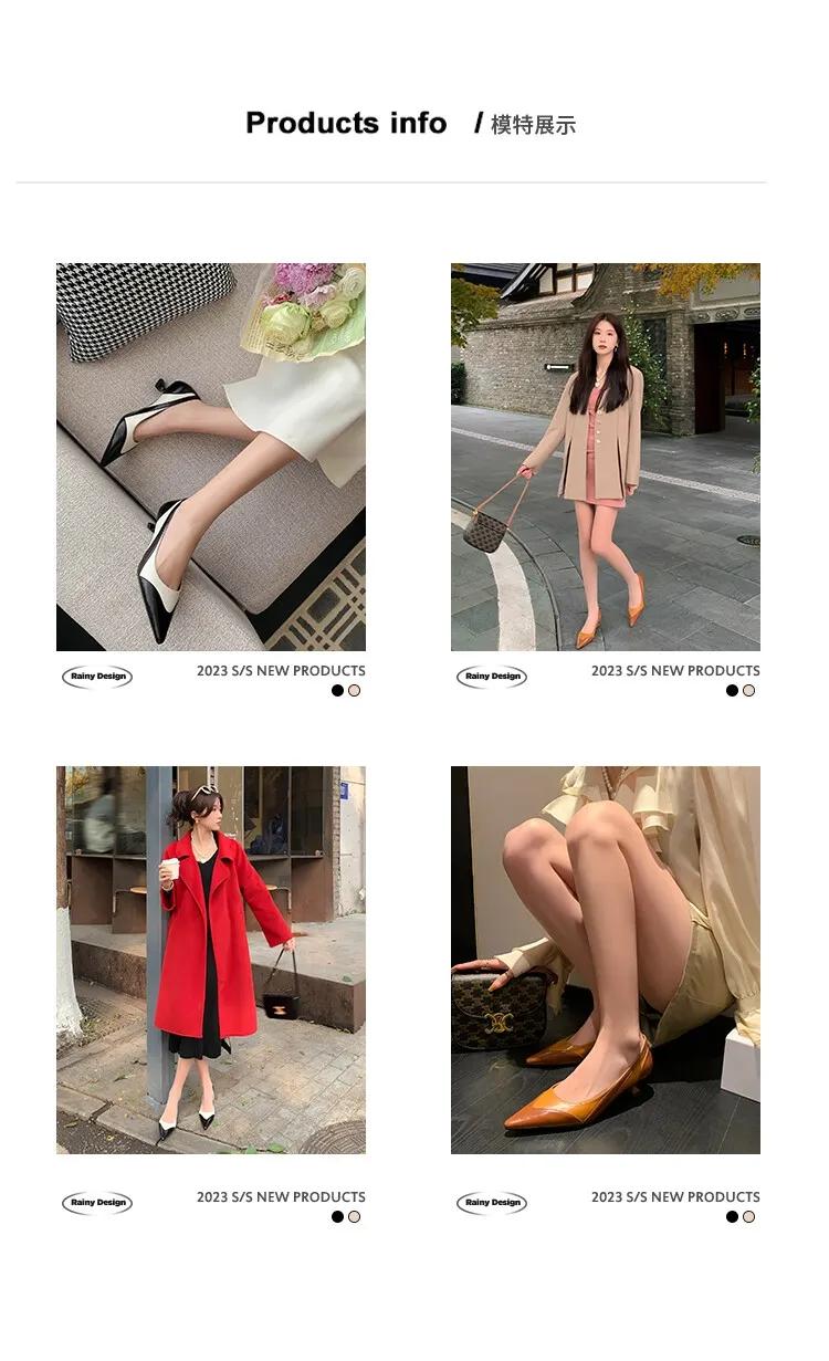 法式设计感复古小众方头单鞋,法式尖头单鞋设计师