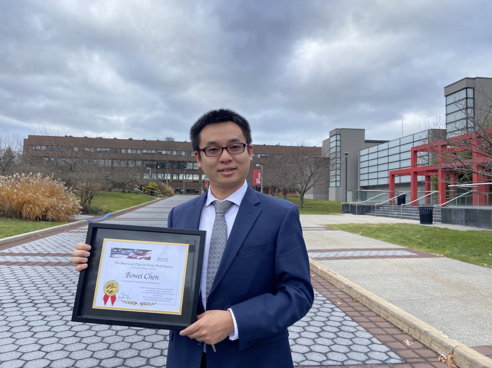 喜讯!旅美青年钢琴家陈博威荣获“美国奖”钢琴独奏第二名