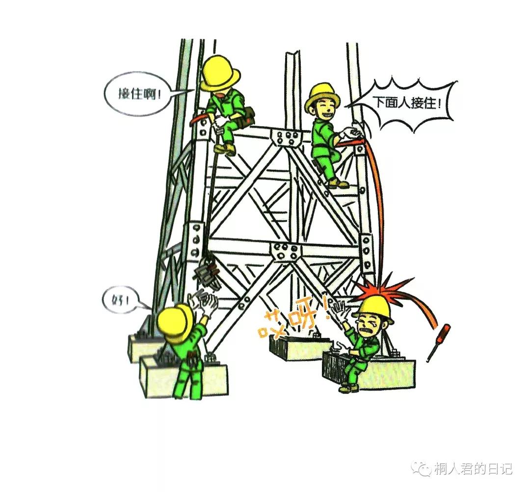 施工现场安全隐患漫画图,施工现场安全警示图片